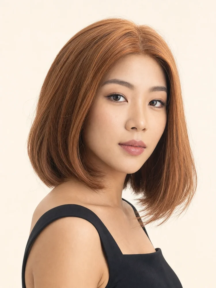 Rene of Paris Harriet | Human Hair Lace Front Wig (Lace Part) — product style image