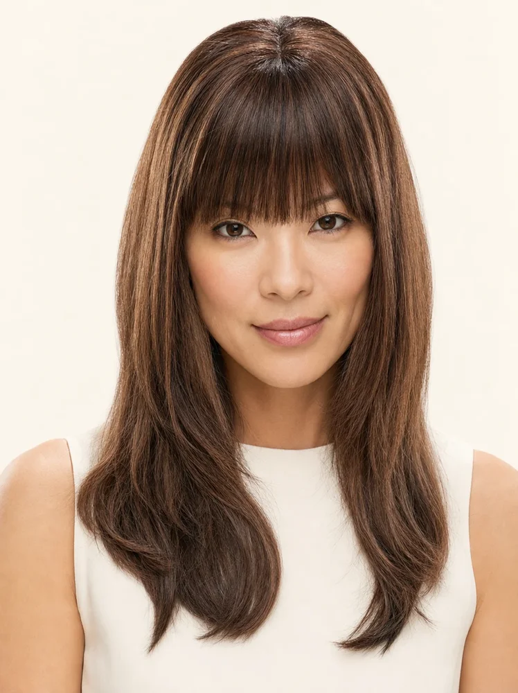 Jon Renau easiFringe Exclusive Colors | Remy Human Hair Topper (Mono Part)｜假髮選款展示
