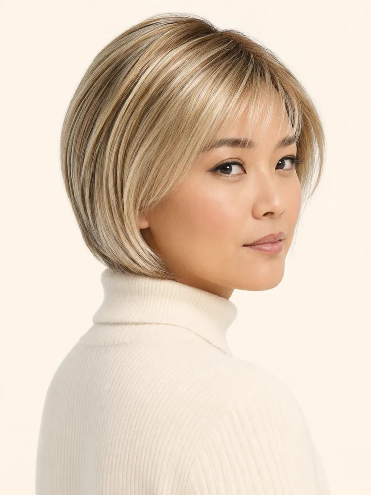 Raquel Welch Classic Cool Petite | Synthetic Lace Front Wig (Mono Part) — product style image