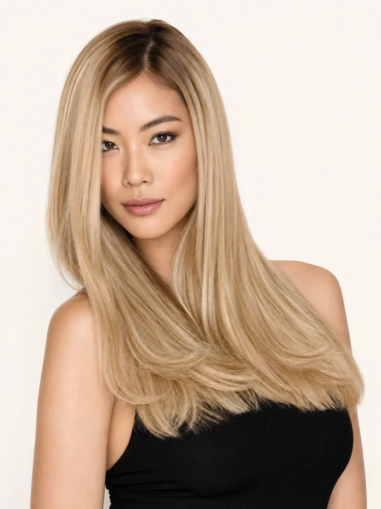 Hairdo 18" Remy Human Hair Extensions Kit (10 Piece) | Clip In｜假髮選款展示