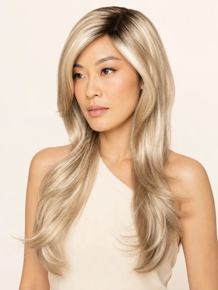 Noriko Angelica PM | Synthetic Wig (Mono Part) — product style image