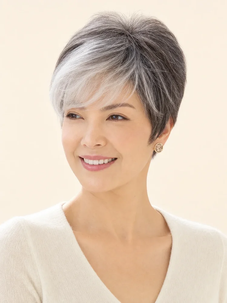 Noriko Eva | Synthetic Wig (Basic Cap) — product style image