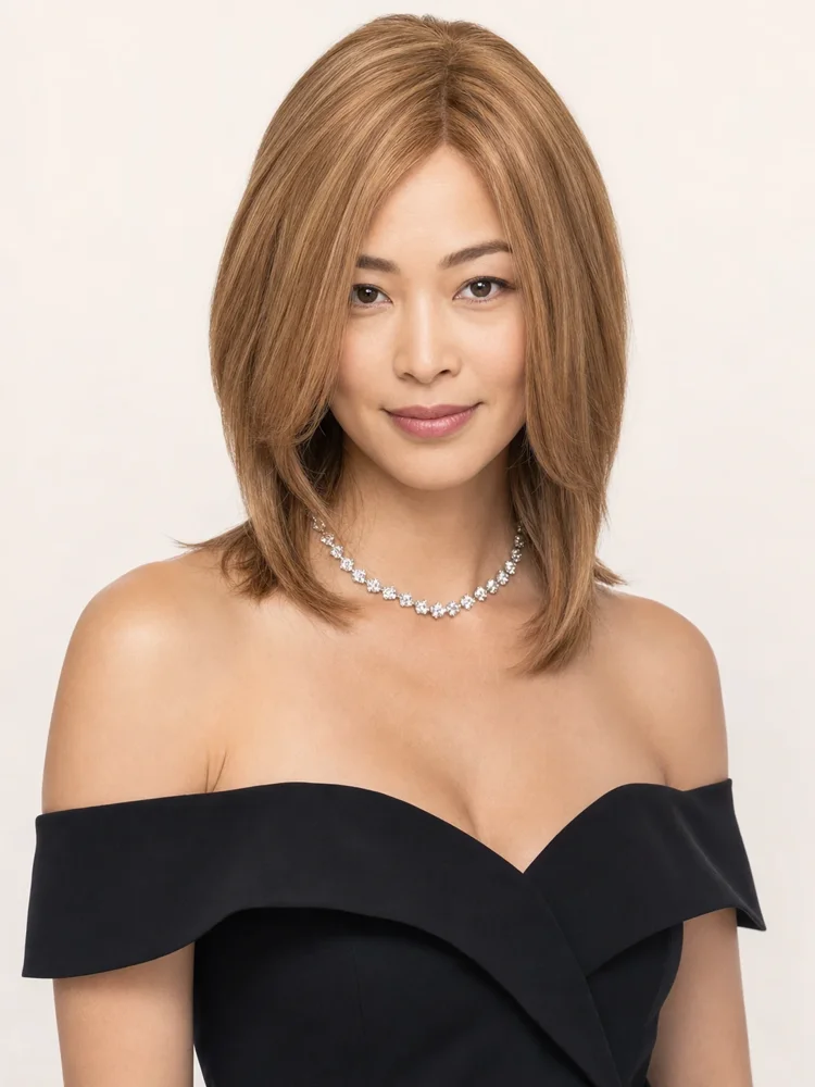 Estetica Nicole | Remi Human Hair Wig | Lace Front (Mono Top) — product style image
