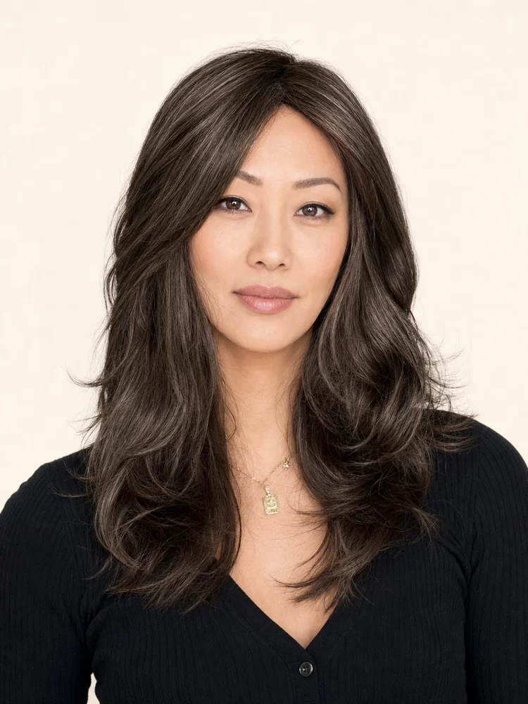 Amore Brandi | Synthetic Wig (Mono Top) — product style image