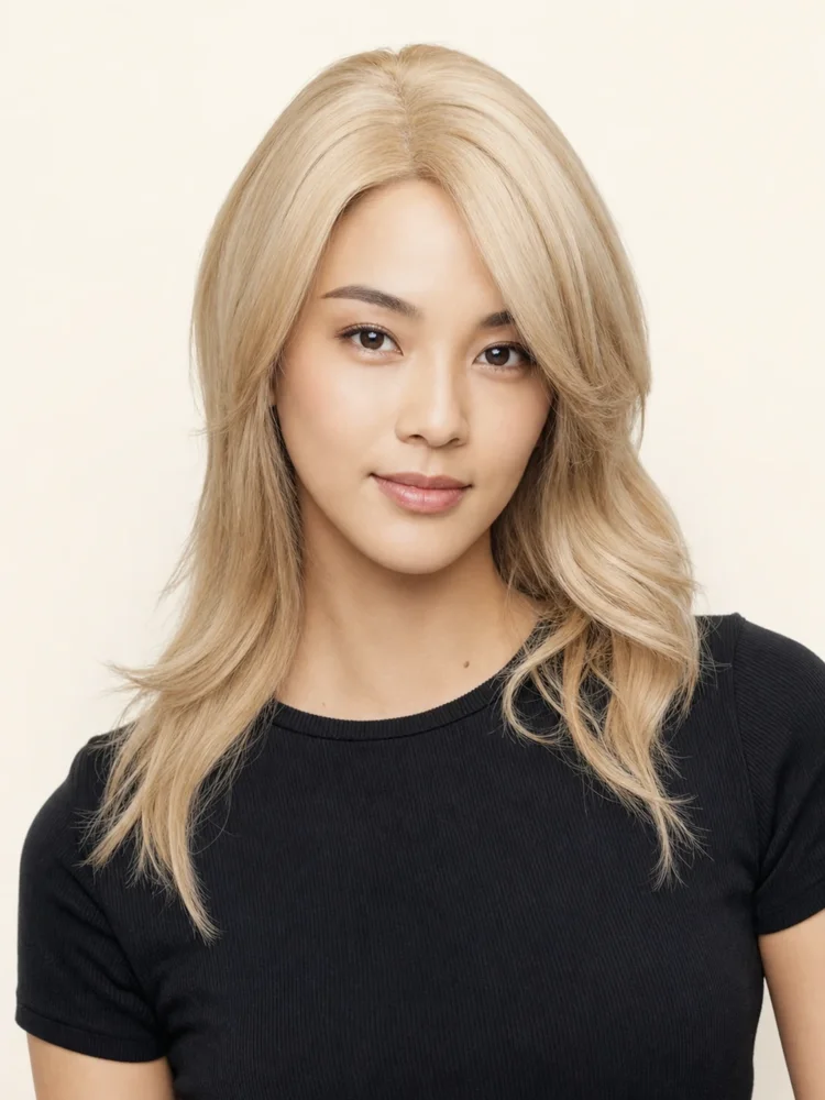 Rene of Paris Olivia | Human Hair Lace Front Wig (Mono Top) — product style image