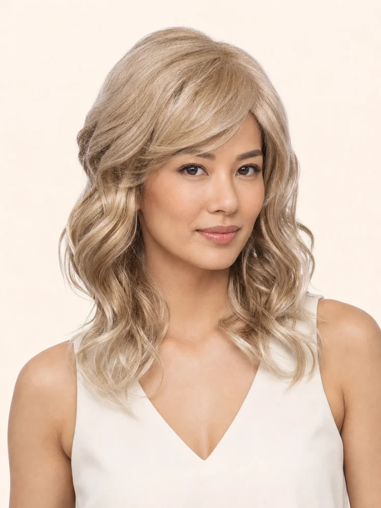 Estetica Naomi | Synthetic Wig (Mono Top) — product style image