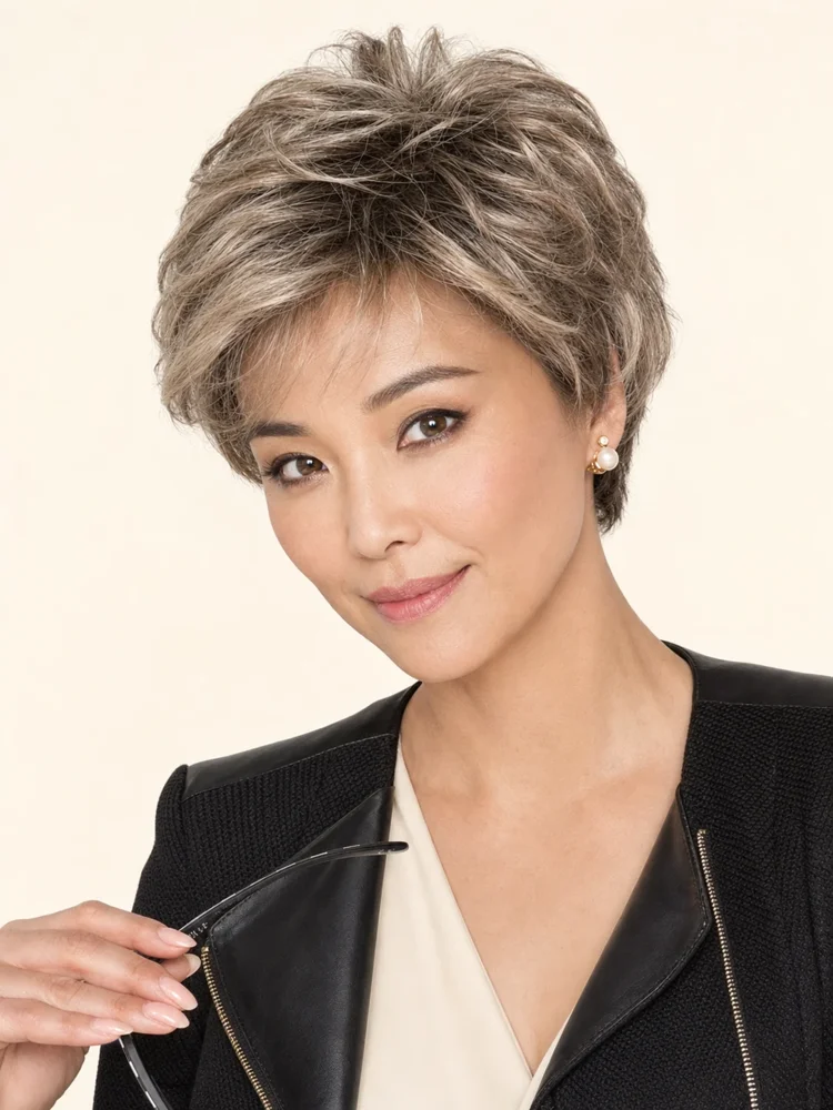 Ellen Wille Impulse | Human Hair/Synthetic Blend Lace Front Wig (Hand-Tied) — product style image