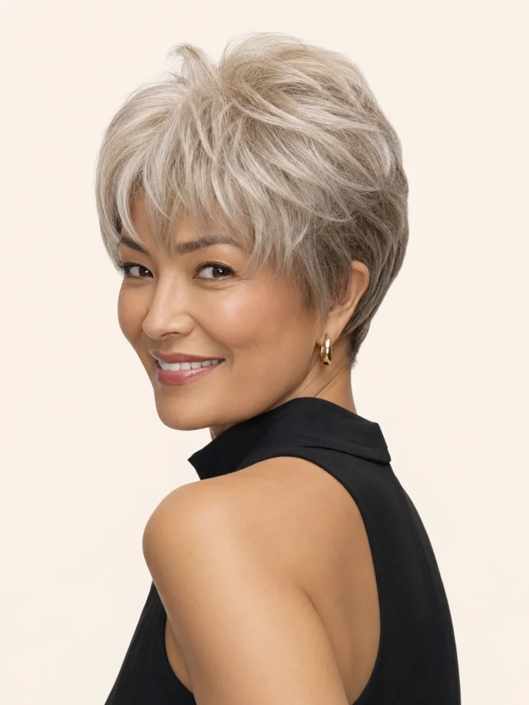 Jon Renau Tess Petite | Synthetic Lace Front Wig (Mono Top) — product style image