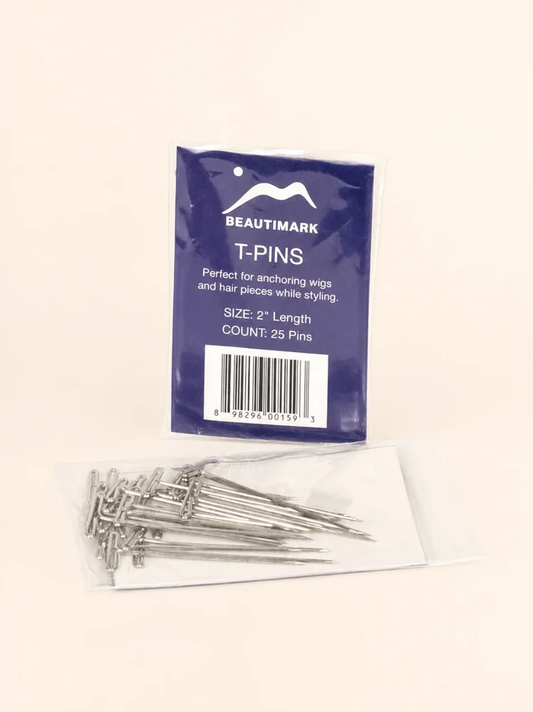 BeautiMark T-Pins (Pack of 25)｜假髮選款展示