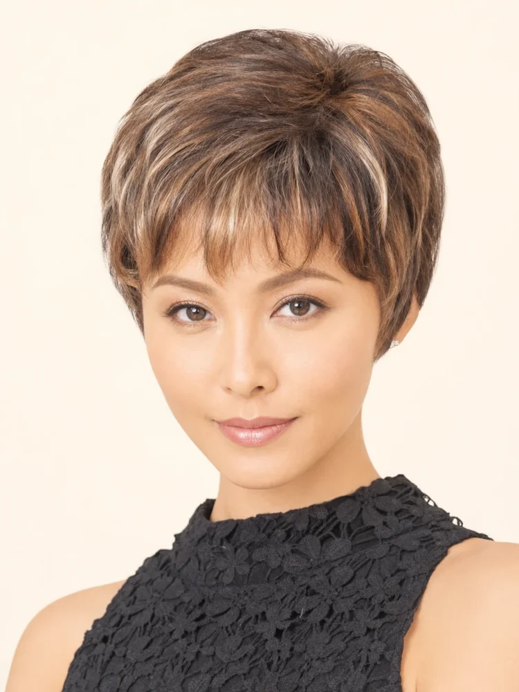 TressAllure Flora | Synthetic Lace Front Wig (Basic Cap) — product style image