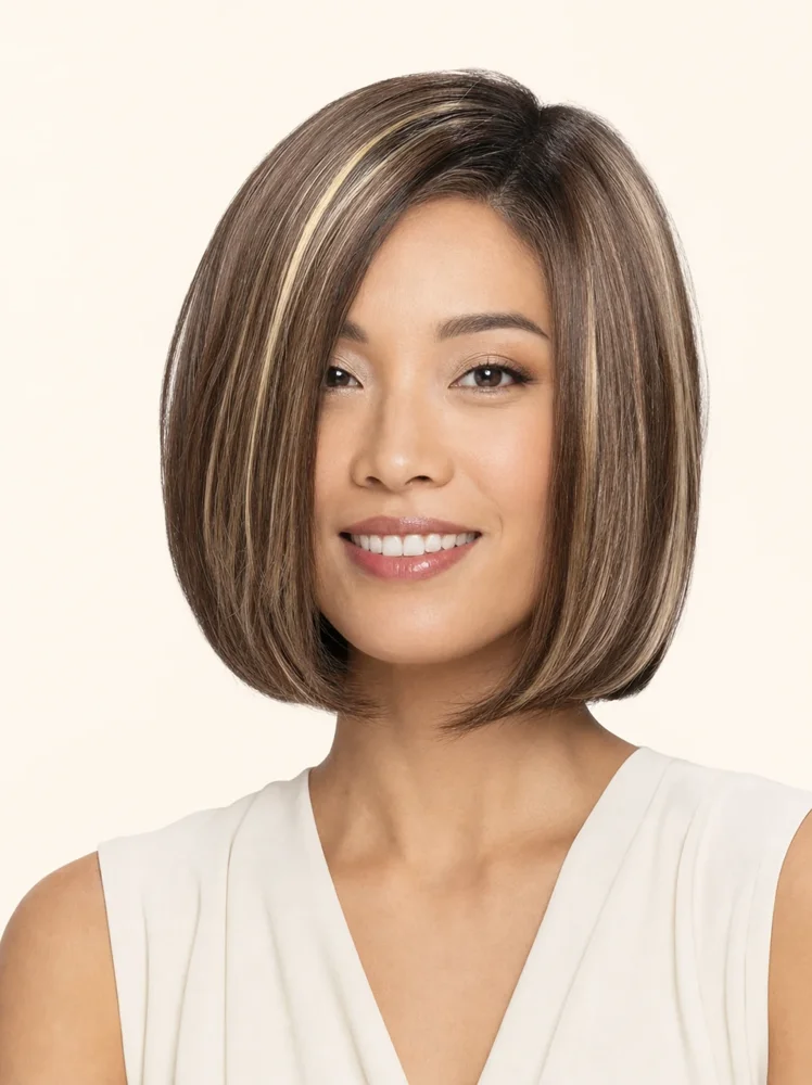 Estetica Petite Sullivan | Synthetic Lace Front Wig (Mono Part) — product style image