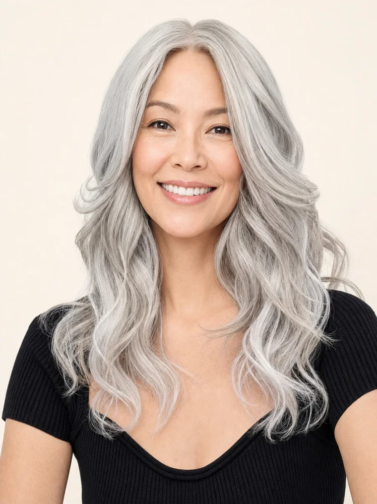 Hairdo 16" Au Natural Waves Topper | Synthetic Hair Hair Topper (Mono Part) — product style image