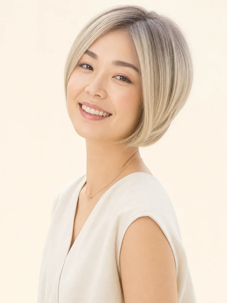 Amore Emy | Synthetic Lace Front Wig (Mono Top) — product style image