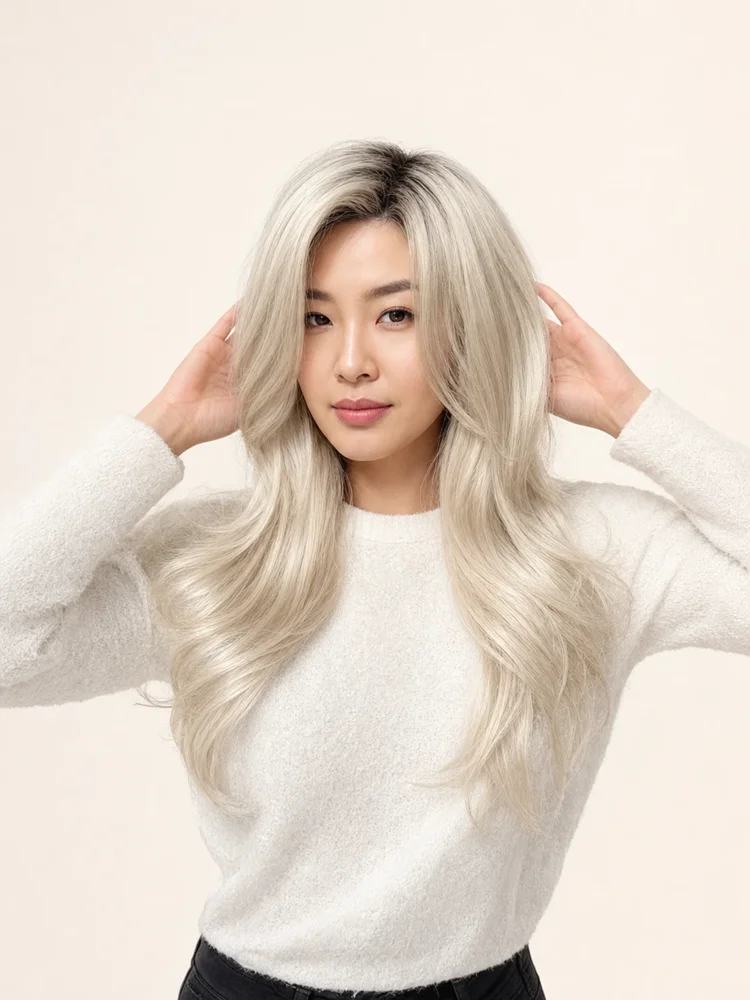 Noriko Angelica Large | Synthetic Wig (Basic Cap) — product style image