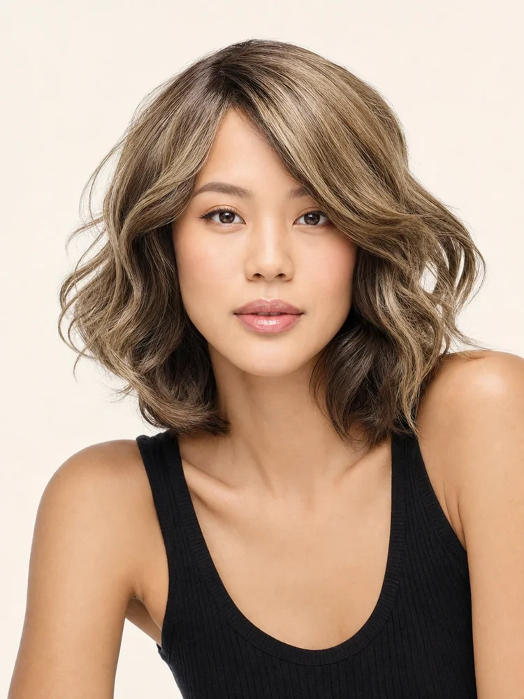Hairdo 10" Au Natural Waves Topper | Synthetic Hair Hair Topper (Mono Part) — product style image