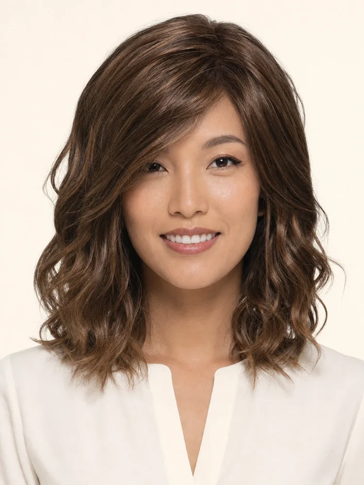 Estetica Petite Berlin | Synthetic Lace Front Wig (Mono Part) — product style image