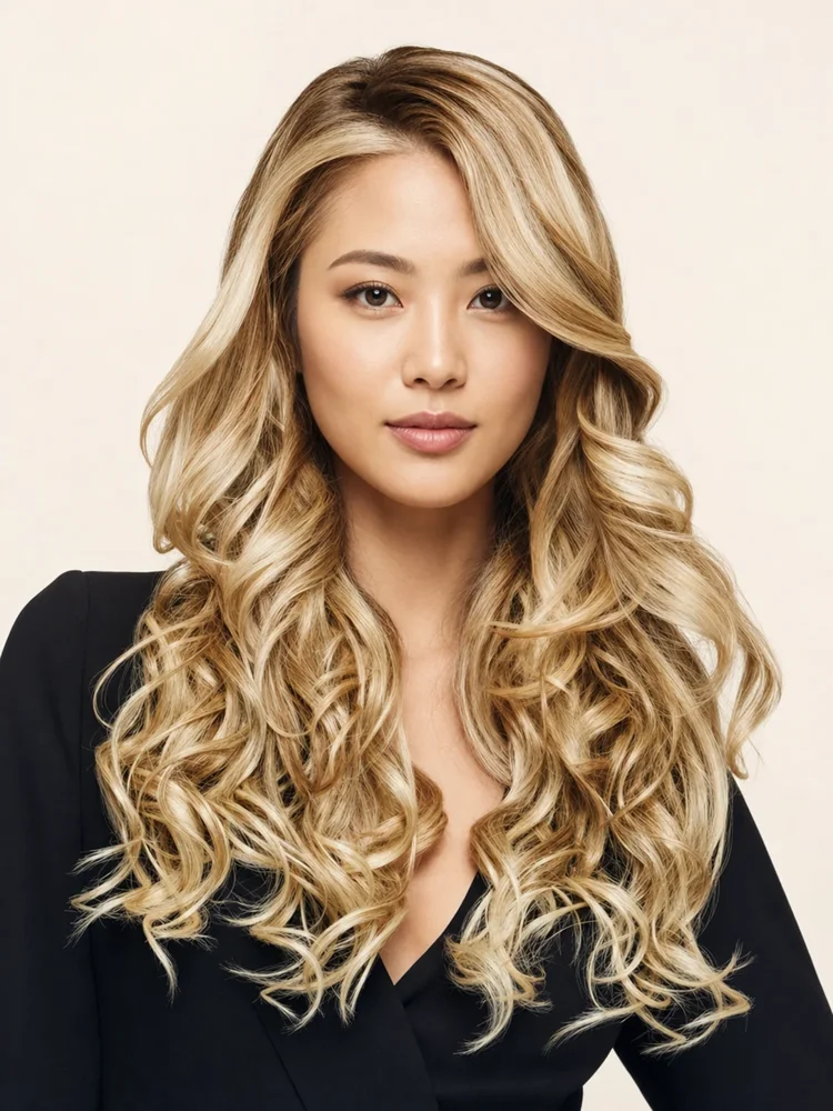 Hairdo 22" Curly HF Synthetic Clip In Extension (1 Piece) — product style image