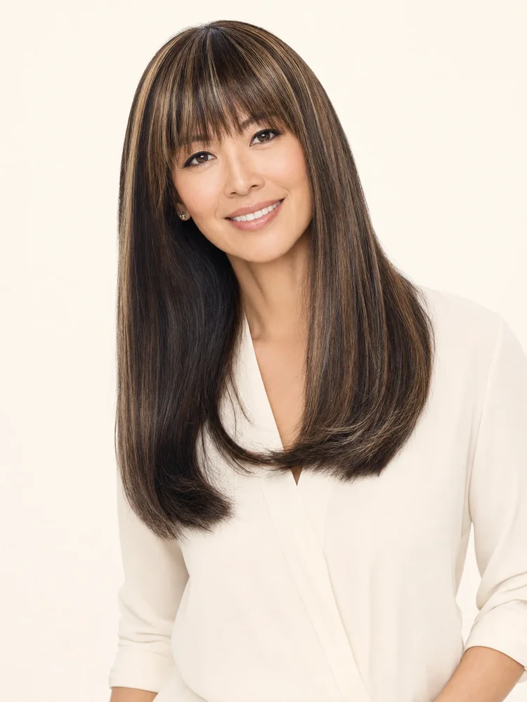 Raquel Welch Top Billing 18” | HF Synthetic Hair Topper (Mono Top) — product style image