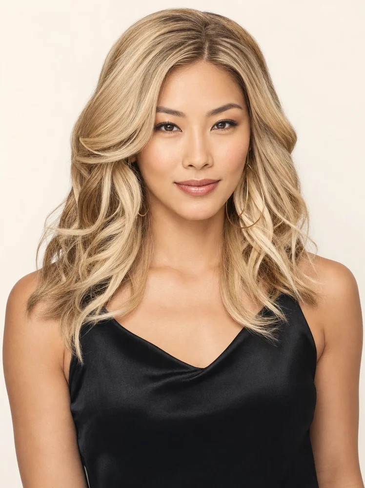 Raquel Welch Alpha Wave 16" | HF Synthetic Hair Topper (Mono Top) — product style image