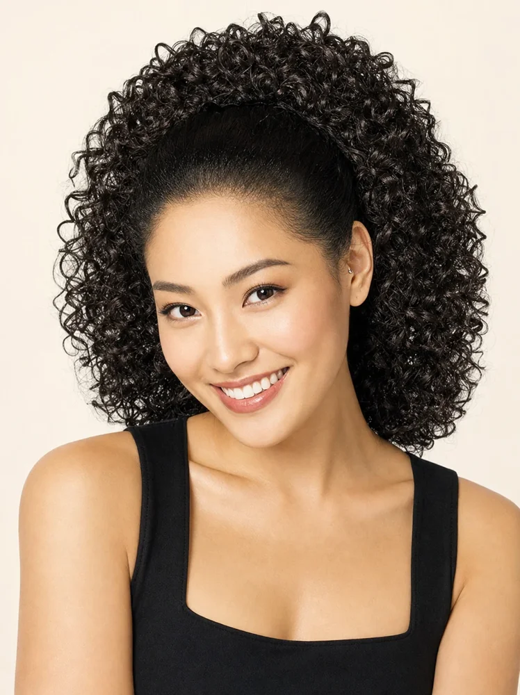 Hairdo 16" Coily Cinched Pony | Synthetic Ponytail — product style image
