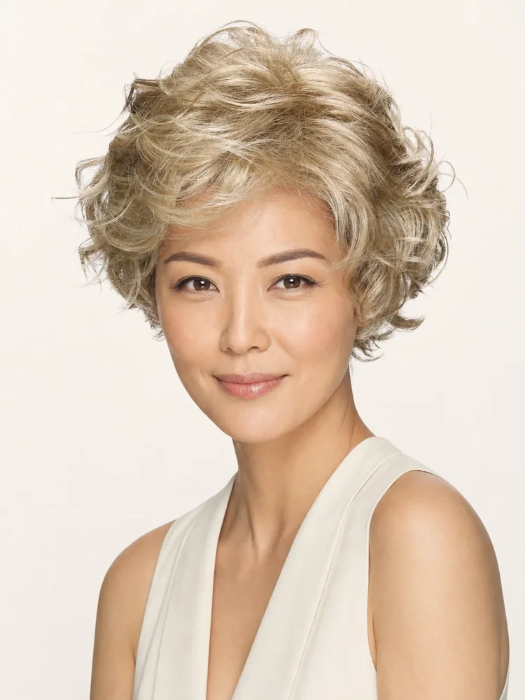 Estetica Meg | Synthetic Lace Front Wig (Basic Cap) — product style image