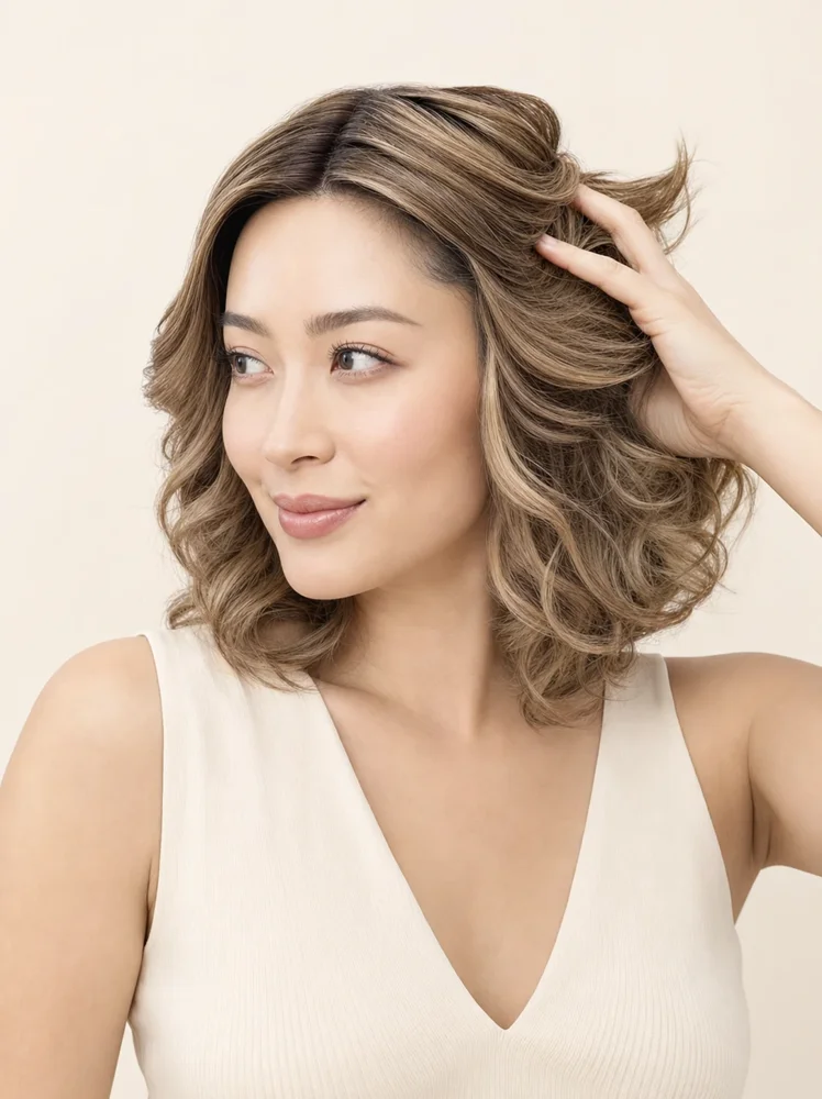 Amore Oakly | Human Hair Lace Front Wig (Hand-Tied) — product style image