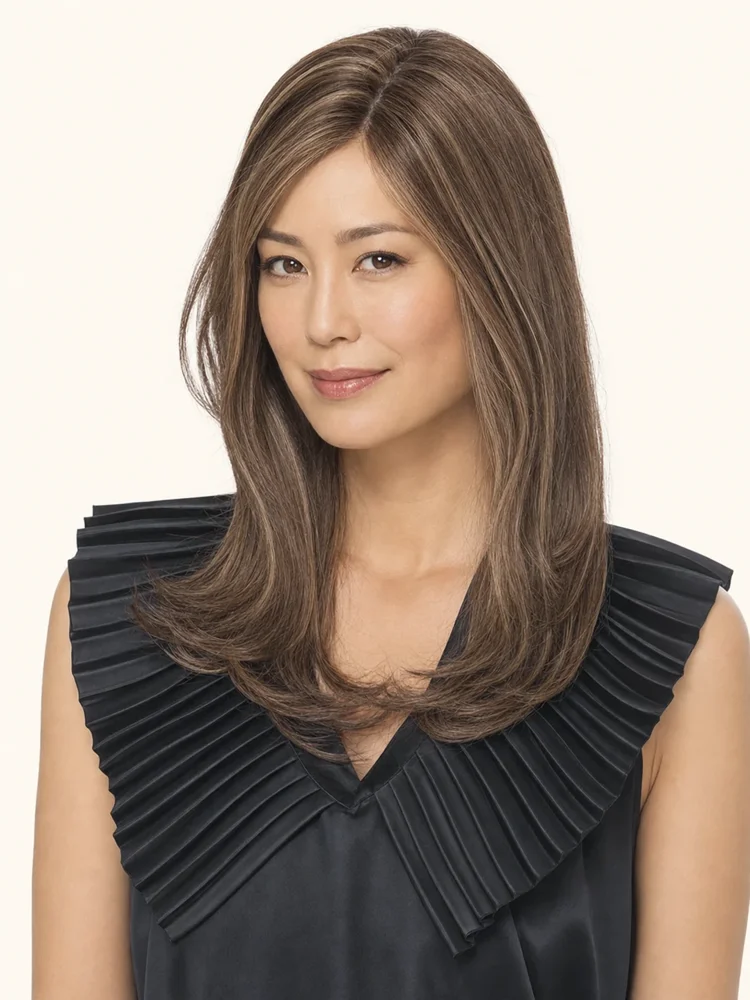 Estetica Angelina | Remy Human Hair Wig (Mono Top) — product style image