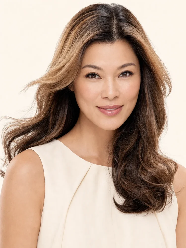 Jon Renau easiCrown HH 18" | Remy Human Hair Topper (Hand-Tied) — product style image