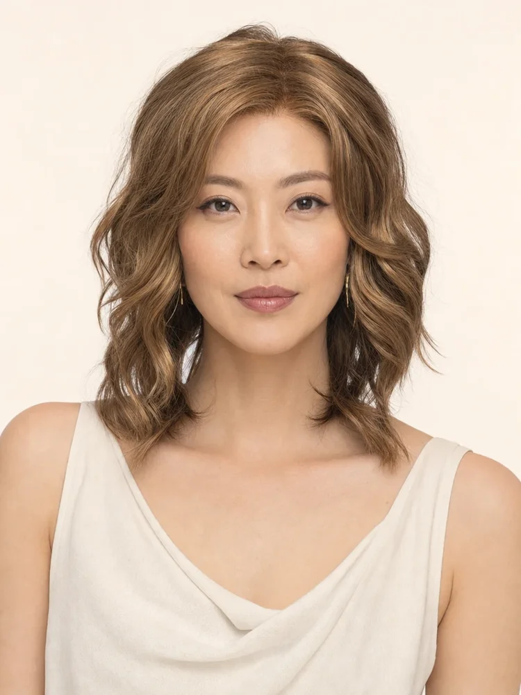 Estetica Aeri | Synthetic Lace Front Wig (Mono Top) — product style image