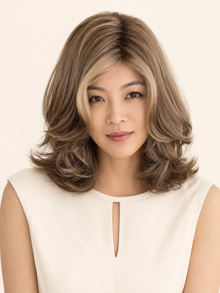Noriko Carrie | Synthetic Wig (Basic Cap) — product style image