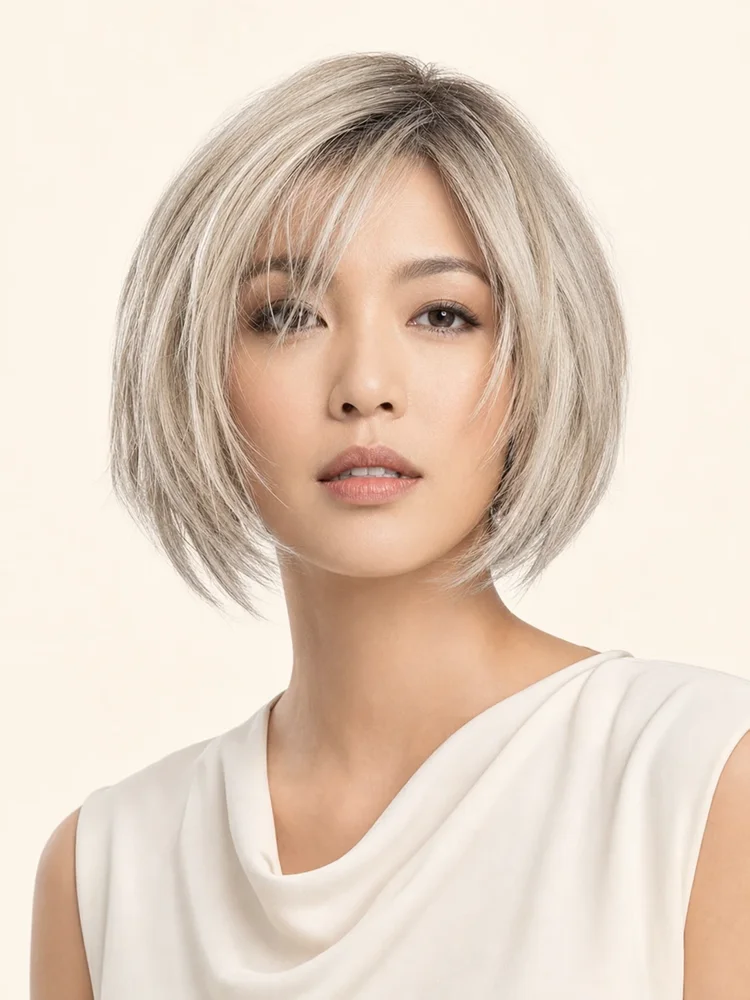 Ellen Wille Mood Deluxe | Human / Synthetic Hair Blend Lace Front Wig (Mono Top) — product style image