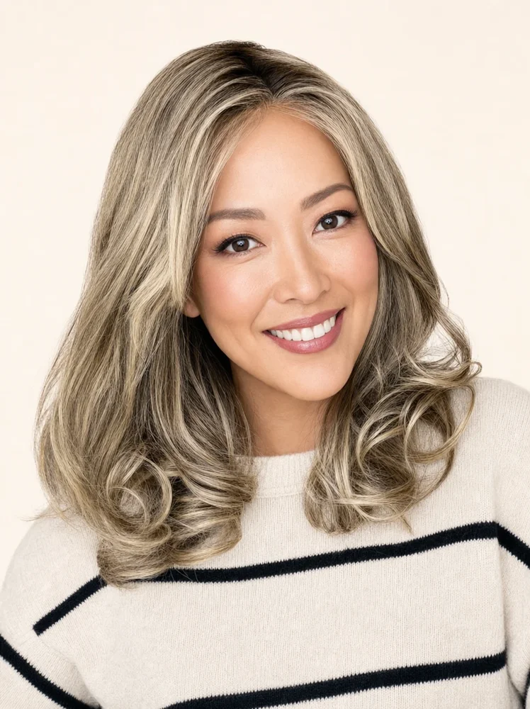 Jon Renau Angie | Remy Human Hair Lace Front Wig (Hand-Tied) — product style image