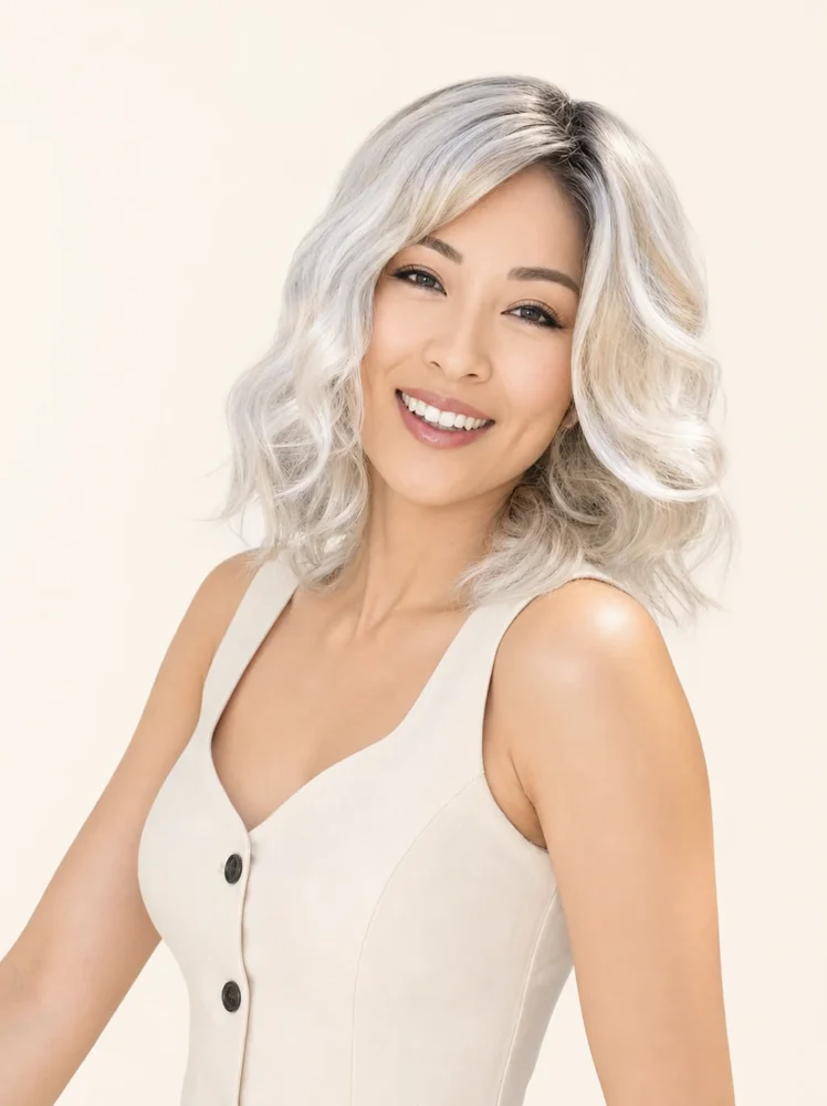 Jon Renau Julianne | Synthetic Lace Front Wig (Hand-Tied) — product style image