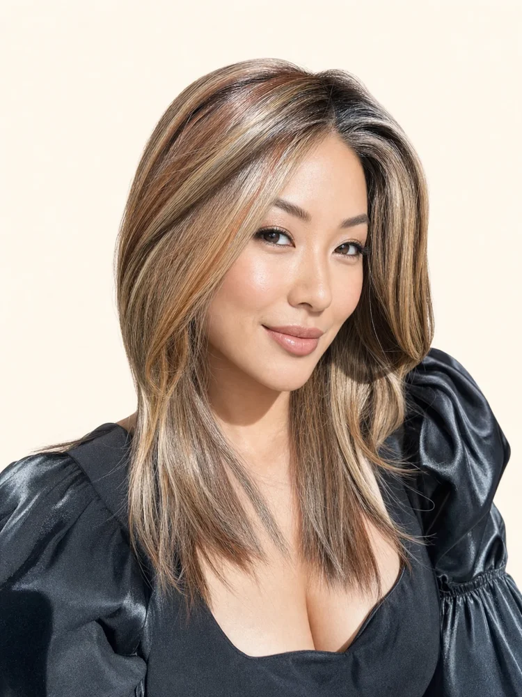 TressAllure Picture Perfect | Synthetic Lace Front Wig (Mono Top) — product style image