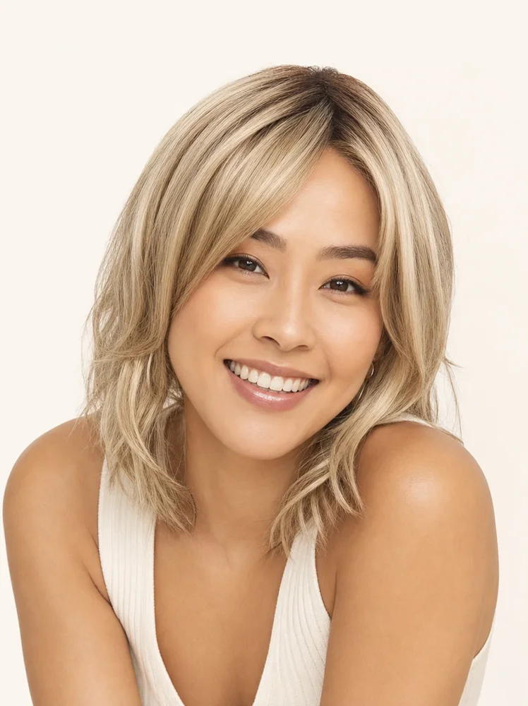 Rene of Paris Alicia | Synthetic Lace Front Wig (Mono Part) — product style image