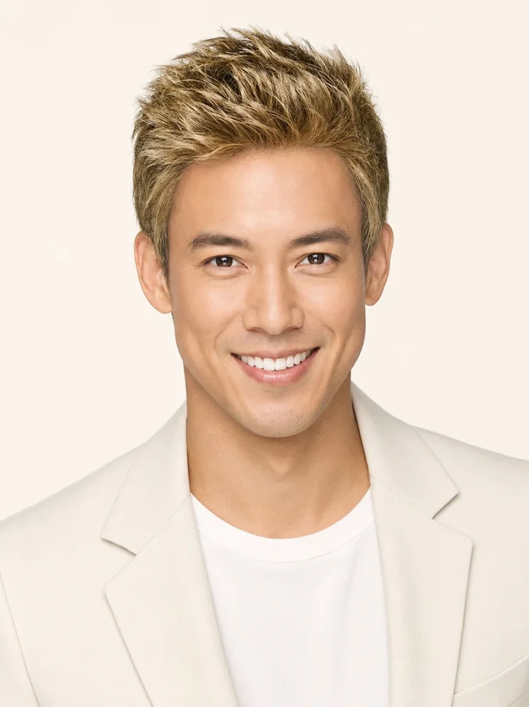 HIM Dapper | Synthetic Lace Front Wig (Mono Crown) — product style image