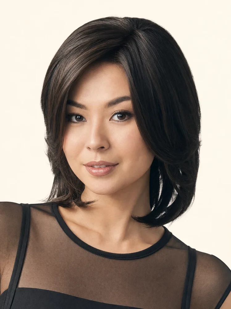 Rene of Paris Luxe Sleek | Synthetic Lace Front Wig (Lace Part) — product style image