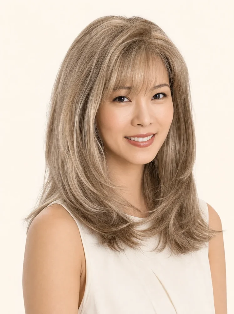 Louis Ferre Jennifer Petite | Synthetic Wig (Mono Top) — product style image