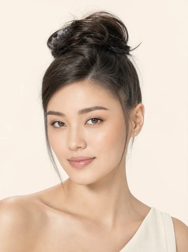 Ellen Wille Cassis | Synthetic Hair Buns (Drawstring) — product style image