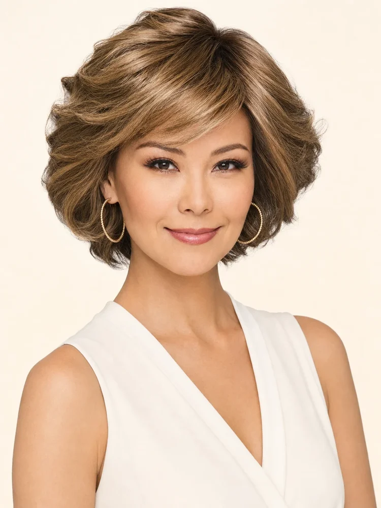Gabor Gimme Drama | Synthetic Lace Front Wig (Mono Part) — product style image