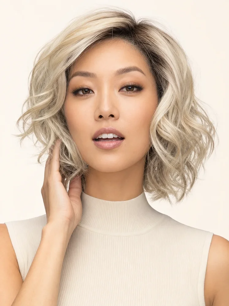 Estetica Brighton | Synthetic Lace Front Wig (Lace Part) — product style image