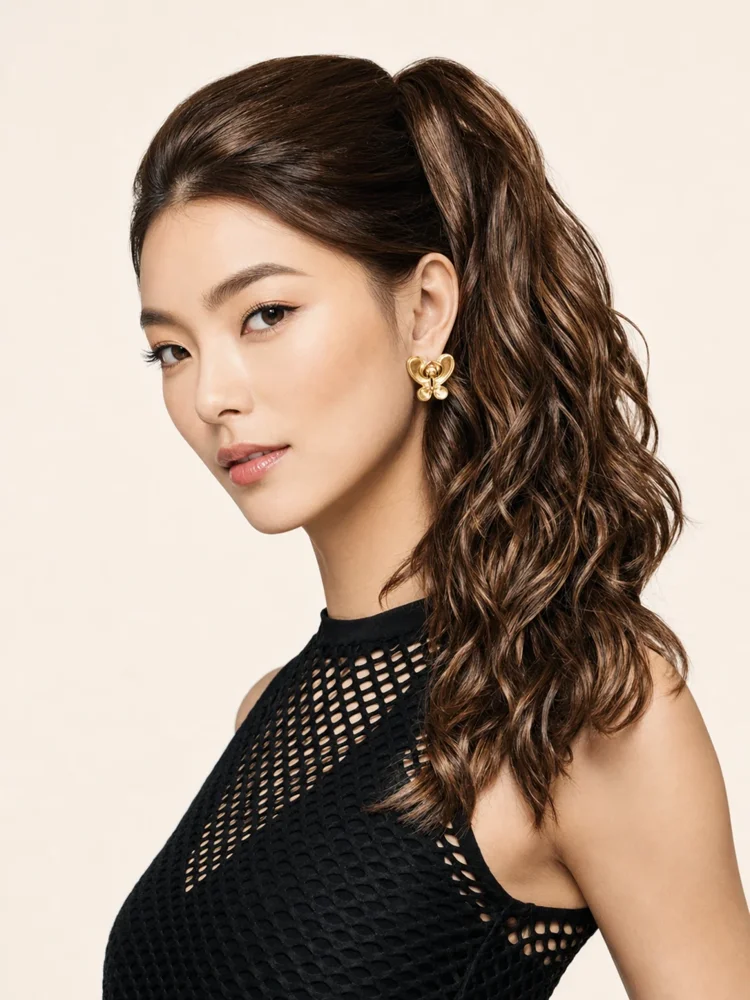 Hairdo 18" Simply Curly Claw Clip Pony | HF Synthetic Ponytail — product style image