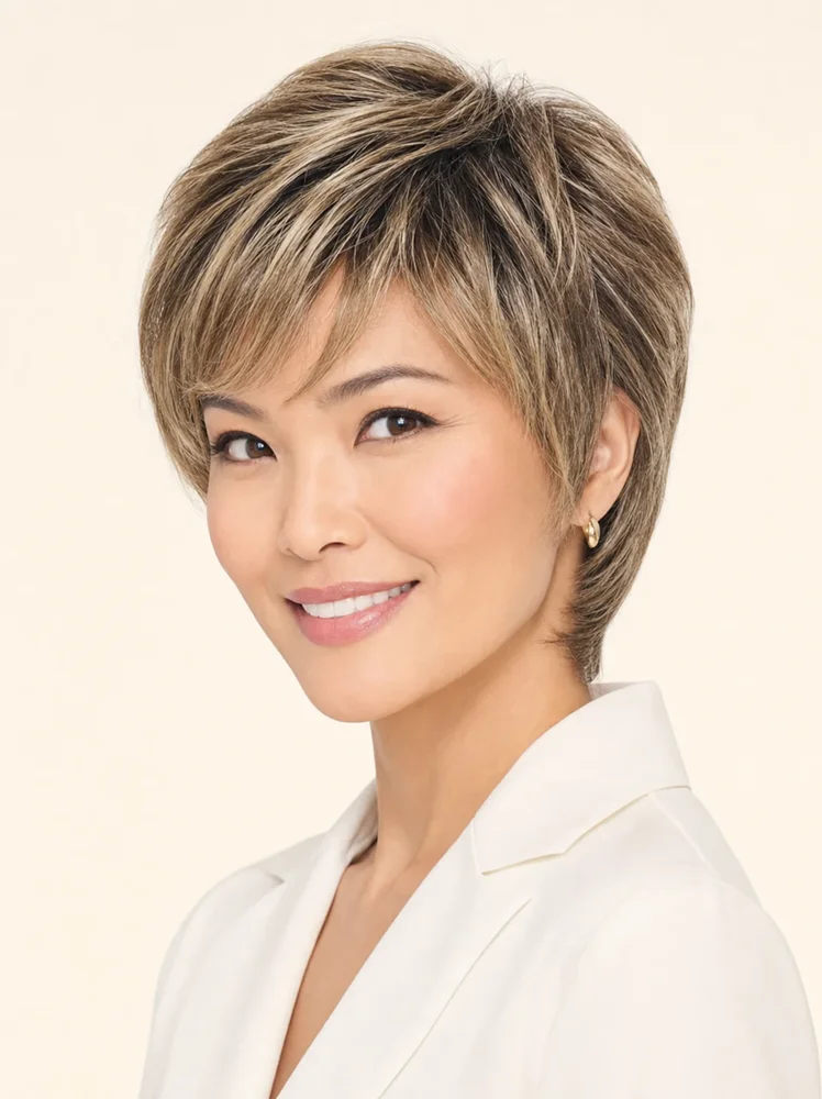 Raquel Welch Fierce and Focused | Synthetic Lace Front Wig (Hand Tied) — product style image