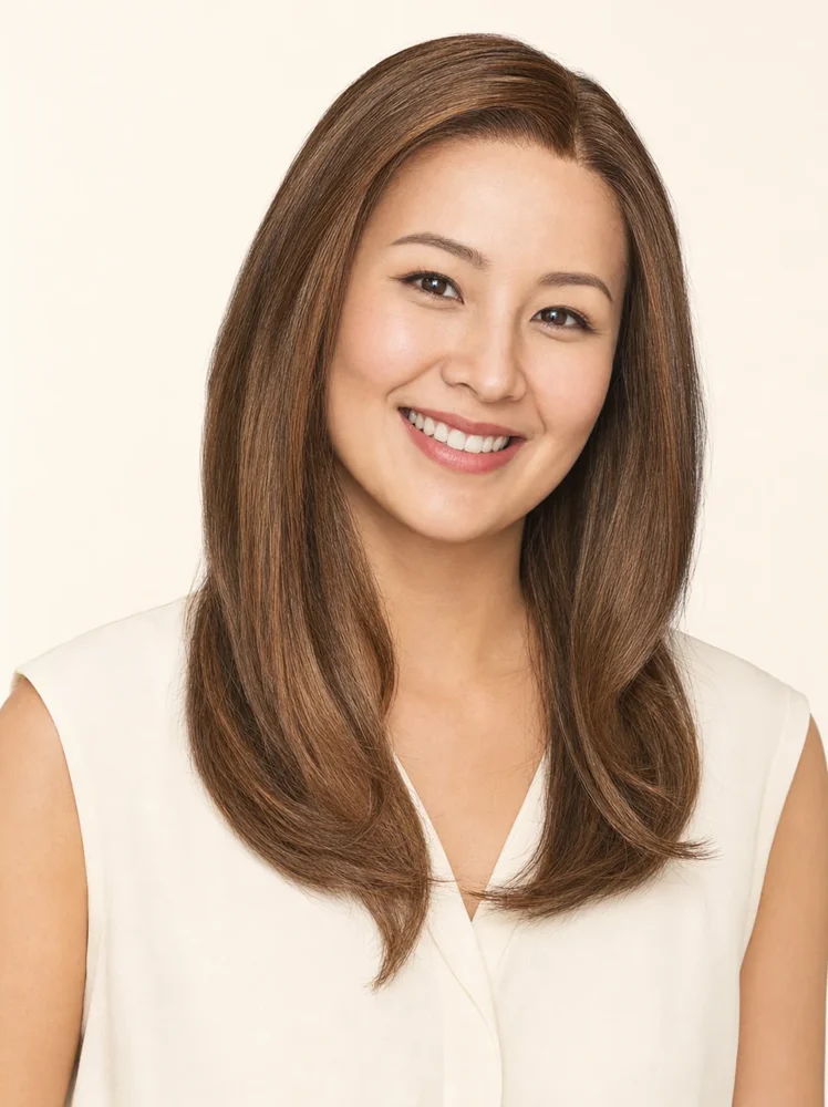 Hairdo Straight A Style | Synthetic Lace Front Wig (Mono Part) — product style image