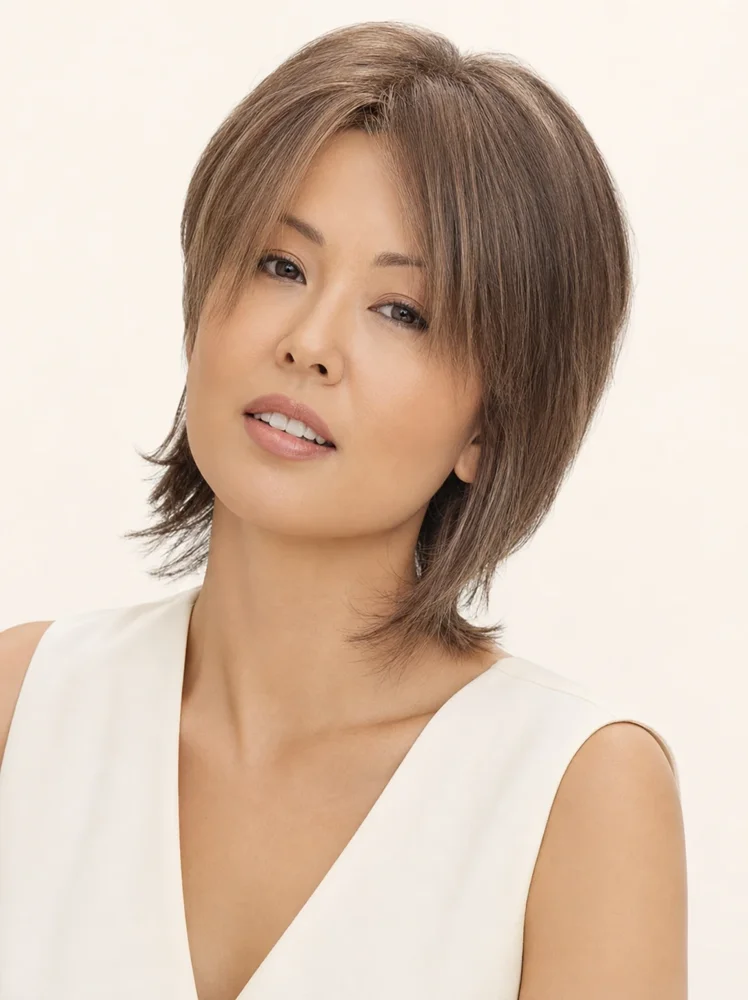 TressAllure Alexa | Synthetic Wig (Basic Cap) — product style image