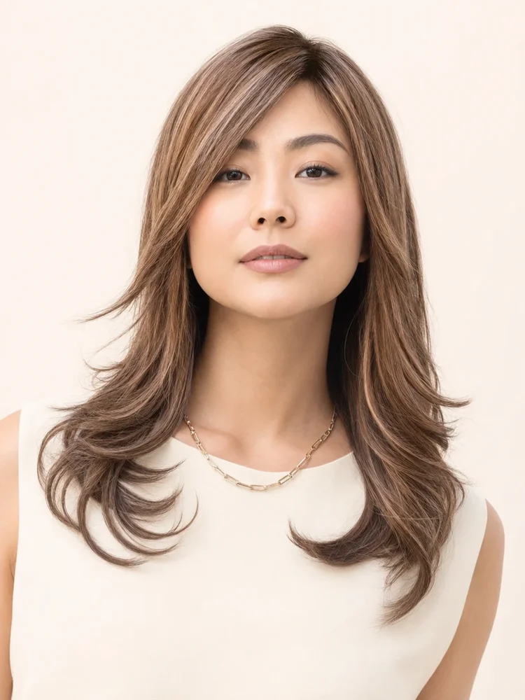 Amore Brielle | Remy Human Hair Lace Front Wig (Hand Tied) — product style image