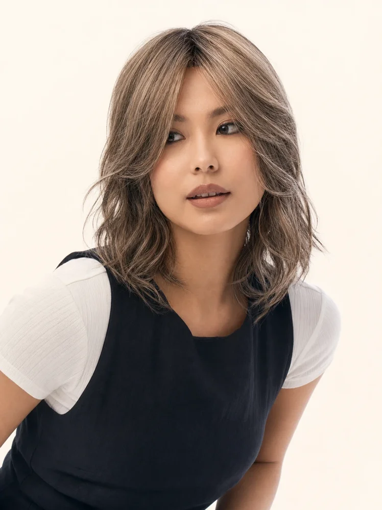 Rene of Paris Loryn | Synthetic Lace Front Wig (Mono Part) — product style image