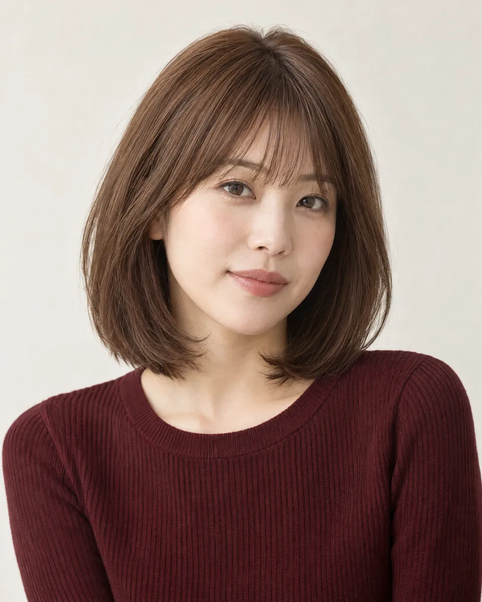 wig brush in Hong Kong — Concept image of a fibre-wig bob hairstyle.